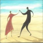 Dancing on the beach     SOLD