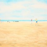 Beach Games                                   Oils on canvas