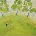 Dad Always Loved Flying My Kite            Oils on canvas                  SOLD