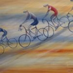 On Tour 2012                               Acrylic on canvas                     50 x 40cms