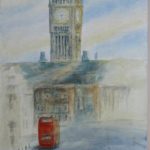 London Timely Reminder                 Acrylic on canvas       