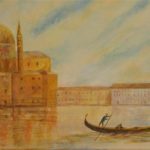 Memories of Venice                      acrylic on canvas                           45 x 40 cms
