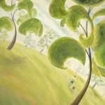 Walkies in the Park                 Oils on Canvas                      36 x 41cms